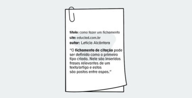 Exemplo de fichamento de citação