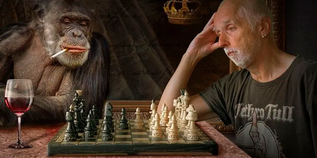 Como estudar xadrez com um macaco